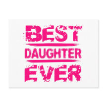 Meilleure FILLE jamais Grunge Style Texte rose A01