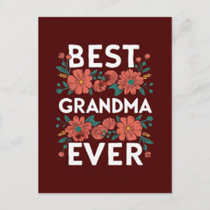 Carte Postale Meilleure grand-mère qui soit