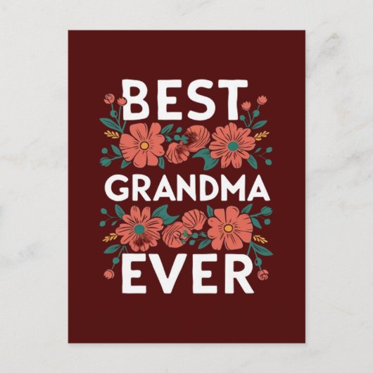 Carte Postale Meilleure grand-mère qui soit (Devant)