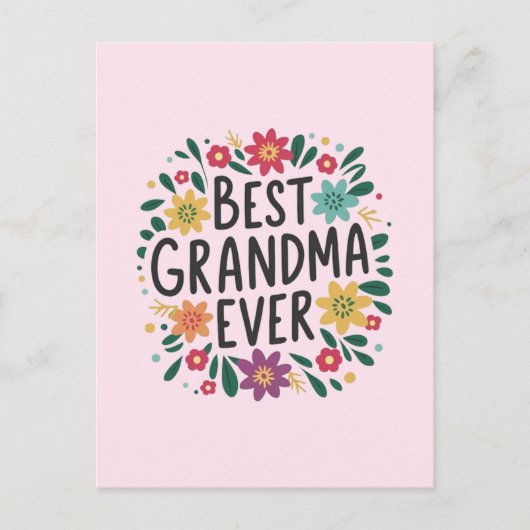 Carte Postale Meilleure grand-mère qui soit (Devant)