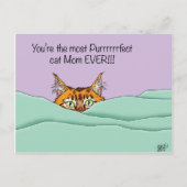 Carte Postale Meilleure Maman de Chat de tous les temps !  (Devant)