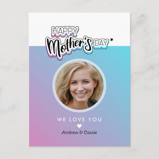 Carte Postale Meilleure maman du monde (Devant)