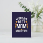 Carte Postale Meilleure maman du monde sans conteste (Debout devant)