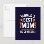 Carte Postale Meilleure maman du monde sans conteste (Devant / Derrière)