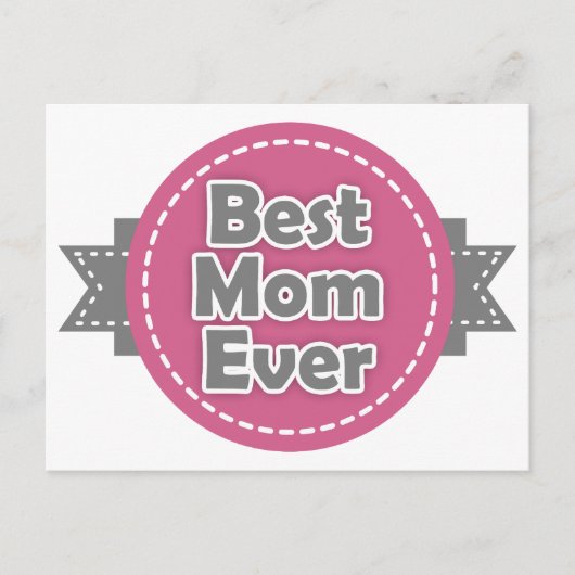 Carte Postale Meilleure maman jamais (Devant)
