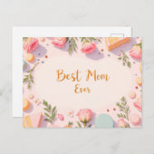 Carte Postale Meilleure maman jamais (Devant / Derrière)