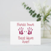 Carte Postale Meilleure maman jamais (Debout devant)