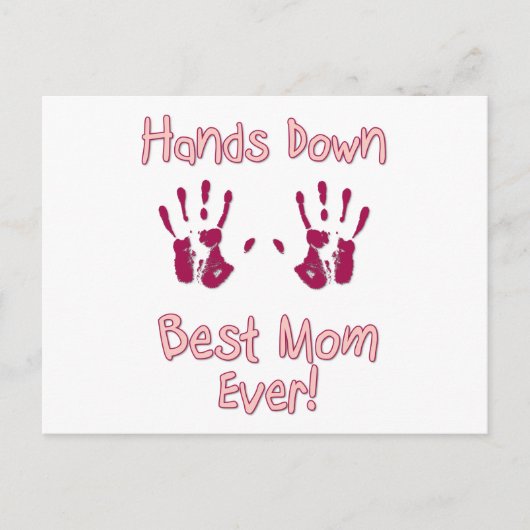 Carte Postale Meilleure maman jamais (Devant)