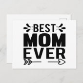 Carte Postale Meilleure Maman Jamais ! (Devant / Derrière)