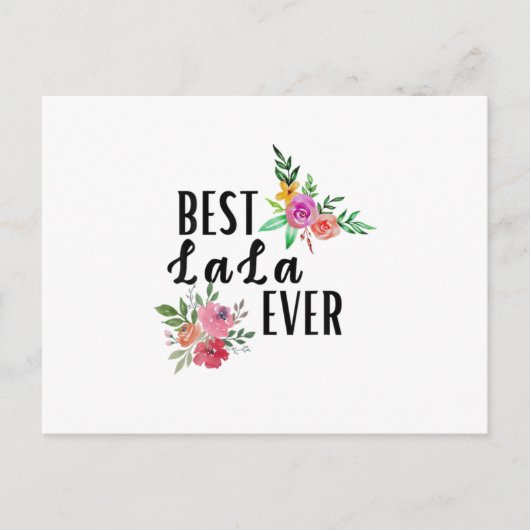 Carte Postale Meilleure Maman Lala Anniversaire (Devant)