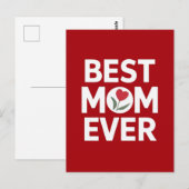 Carte Postale Meilleure maman qui soit (Devant / Derrière)