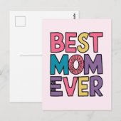 Carte Postale Meilleure maman qui soit (Devant / Derrière)