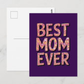 Carte Postale Meilleure maman qui soit (Devant / Derrière)