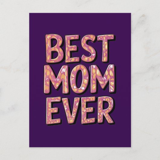 Carte Postale Meilleure maman qui soit (Devant)