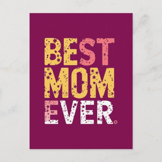 Carte Postale Meilleure maman qui soit (Devant)