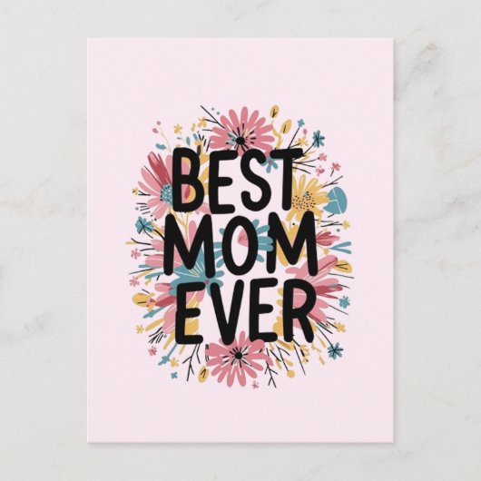 Carte Postale Meilleure maman qui soit (Devant)