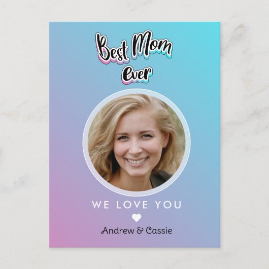 Carte Postale Meilleure maman qui soit (Devant)