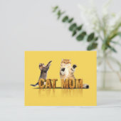 Carte Postale Meilleure mère de chat | cadeau maman chat (Debout devant)
