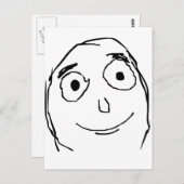 Carte Postale Meilleure que la face attendue (Devant / Derrière)