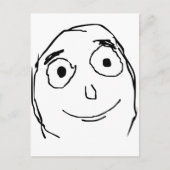 Carte Postale Meilleure que la face attendue (Devant)