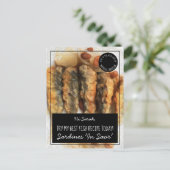 Carte Postale Meilleure recette de poisson noir personnalisé (Debout devant)