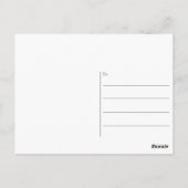 Carte Postale Meilleure recette de poisson noir personnalisé (Dos)