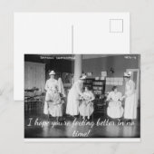 Carte postale : « Meilleure santé sous peu » (Devant / Derrière)