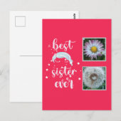 Carte Postale Meilleure soeur Modèle photo (Devant / Derrière)