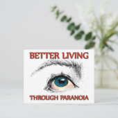 Carte Postale Meilleure Vie Par La Paranoïa (Debout devant)