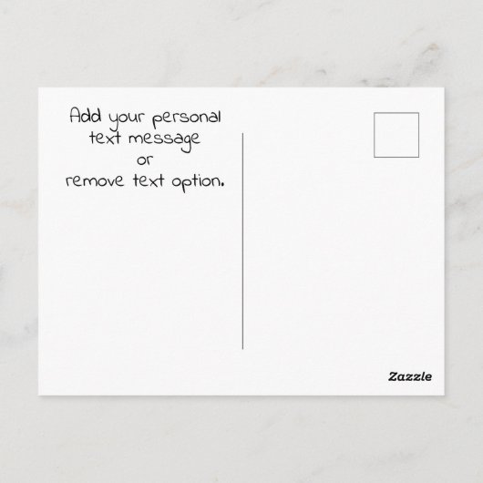 Carte Postale Meilleures salutations d'amis (Dos)