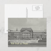Carte Postale Meilleures salutations de Dresde... (Devant / Derrière)