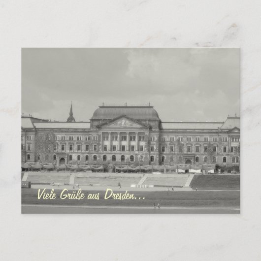 Carte Postale Meilleures salutations de Dresde... (Devant)