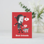 Carte Postale Meilleurs amis (Debout devant)