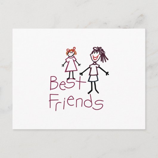 Carte Postale Meilleurs amis (Devant)