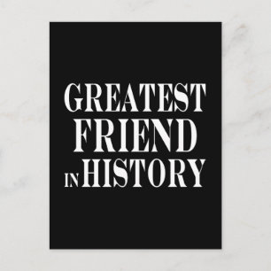 Carte Postale Meilleurs amis Meilleur ami dans l'histoire