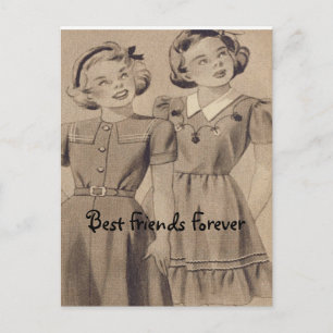 Carte Postale Meilleurs amis pour toujours