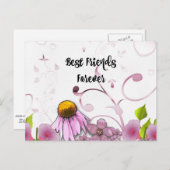 Carte Postale Meilleurs amis pour toujours, Daisy Graphic Design (Devant / Derrière)