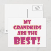 Carte Postale Meilleurs petits-enfants (Devant / Derrière)