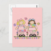 Carte Postale Meilleurs T-shirts et cadeaux d'amis (Devant / Derrière)