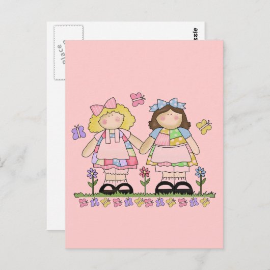 Carte Postale Meilleurs T-shirts et cadeaux d'amis (Devant / Derrière)