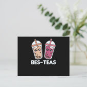 Carte Postale Meilleurs Thés - Bubble Tea Kawaii Boba Tea Love (Debout devant)