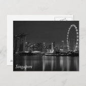Carte Postale Meilleurs voeux à Singapour (Devant / Derrière)