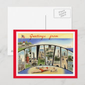 Carte Postale Meilleurs Voeux De La Part Des États-Unis (Devant / Derrière)