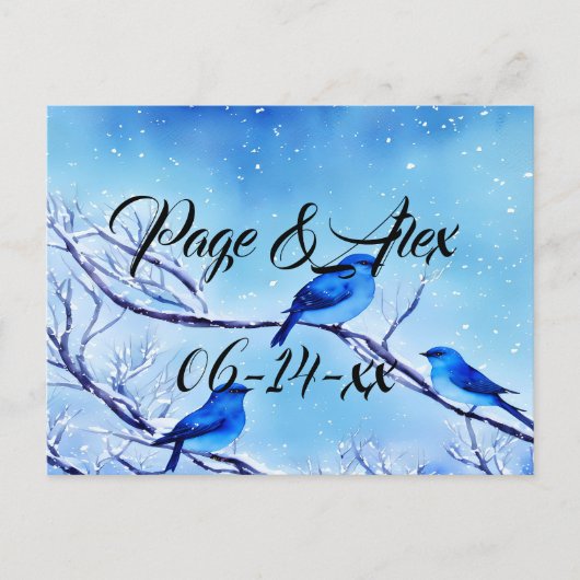 Carte Postale Meilleurs voeux Nouvelles mauvaises herbes Mariage (Devant)