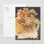 Carte Postale Meilleurs vœux pour l'hiver (Devant / Derrière)