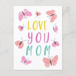 Carte Postale Meilleurs voeux pour maman géniale
