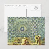 Carte Postale Meknès, lave-linge musulman (Devant / Derrière)