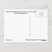 Carte postale Mel "MOL : MEOW OUD LOUD" (Dos)
