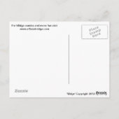 Carte postale Mel "NINJA CAT" (Dos)