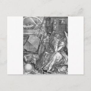 Carte Postale Melancholia par Albrecht Durer
